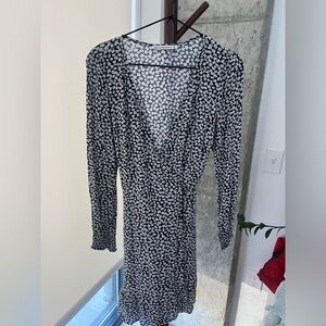 Abercrombie & Fitch floral wrap dress size medium
